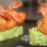 Restauracja Wolna Europa - krewetka w chrupiącym ziemniaczku z pikantnym guacamole